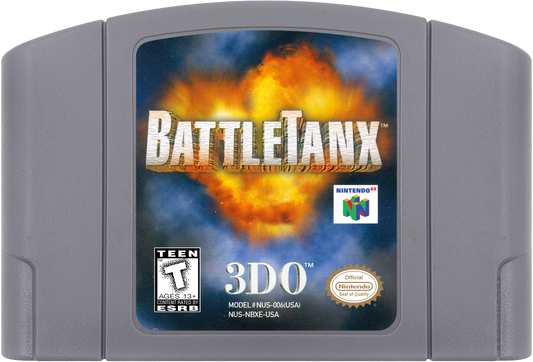 Battletanx cartridge for Nintendo 64 (N64) video game