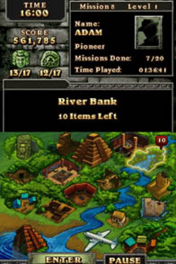 Amazing Adventures The Forgotten Ruins Nintendo DS for puzzle adventure video game fans featuring hidden object gameplay ancient ruins exploration artifact discovery challenging puzzles touch screen controls mystery solving exotic locations brain teasing challenges collectible gaming appeal gameplay