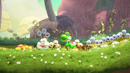 Yoshi and the Mysterious Book Nintendo Switch 2 for platforming adventure video game fans featuring Yoshi gameplay colorful worlds creative level designs platforming challenges collectibles puzzle solving charming characters and classic Nintendo action collectible gaming appeal gameplay
