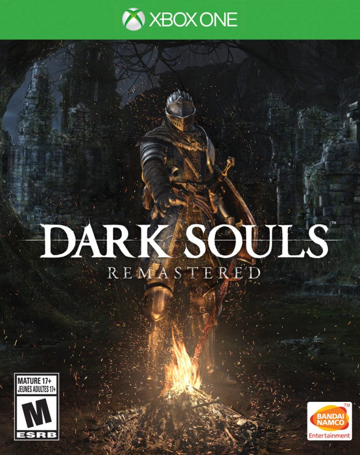 Dark Souls Remastered Xbox One game featuring challenging action RPG combat and dark fantasy exploration Front cover Art