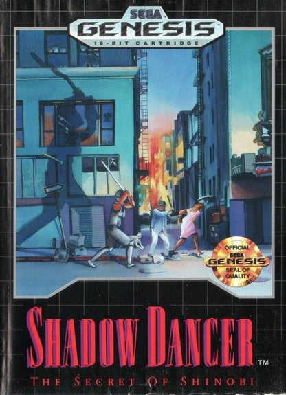 Shadow Dancer: The Secret of Shinobi cover art for Sega Genesis (GEN) video game