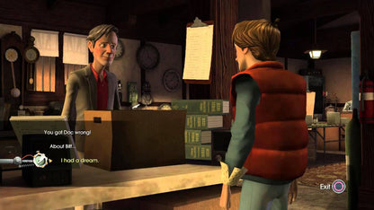 Back to the Future The Game featuring episodic adventure gameplay based on the iconic sci-fi film series Gameplay image 
