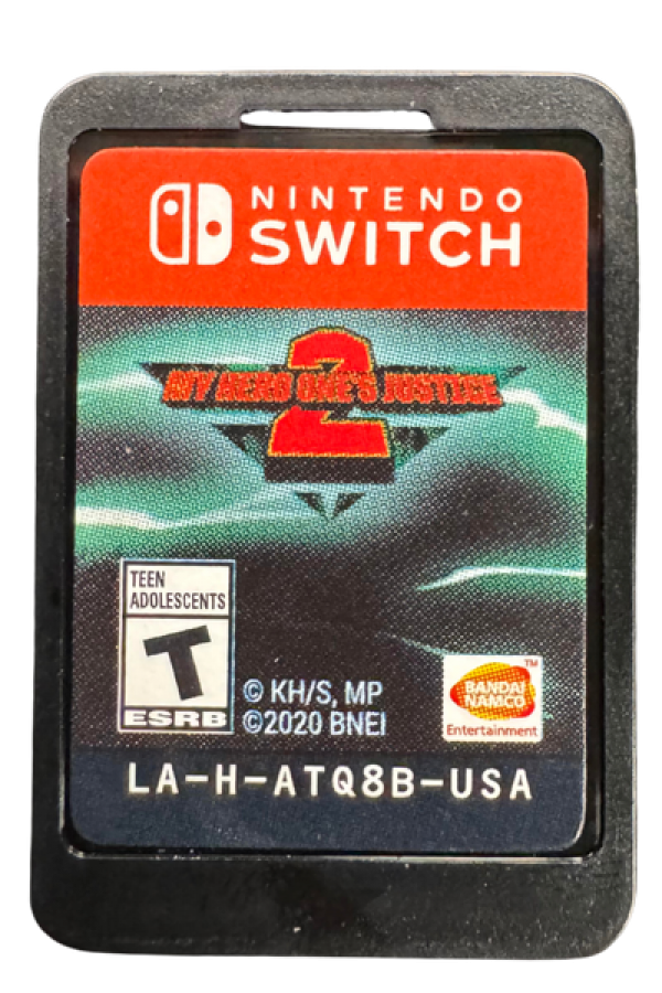 My Hero One's Justice 2 Collector's Edition Missing Collector's Box Nintendo Switch NS video game featuring My Hero Academia fighting gameplay anime characters Quirks special attacks arena battles hero and villain combat story mode Nintendo Switch gaming retro video game collection collectible gaming appeal cartridge