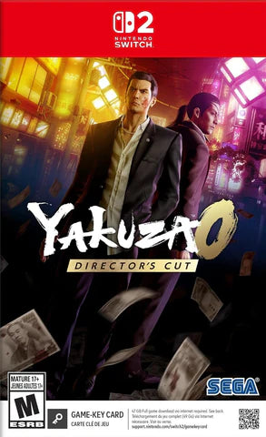 Yakuza 0: Director's Cut – Nintendo Switch 2 (NS2) cover art for video game for NS2