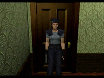 Resident Evil Directors Cut Greatest Hits PlayStation 1 game featuring classic survival horror gameplay, fixed camera angles, and the original Spencer Mansion experience gameplay