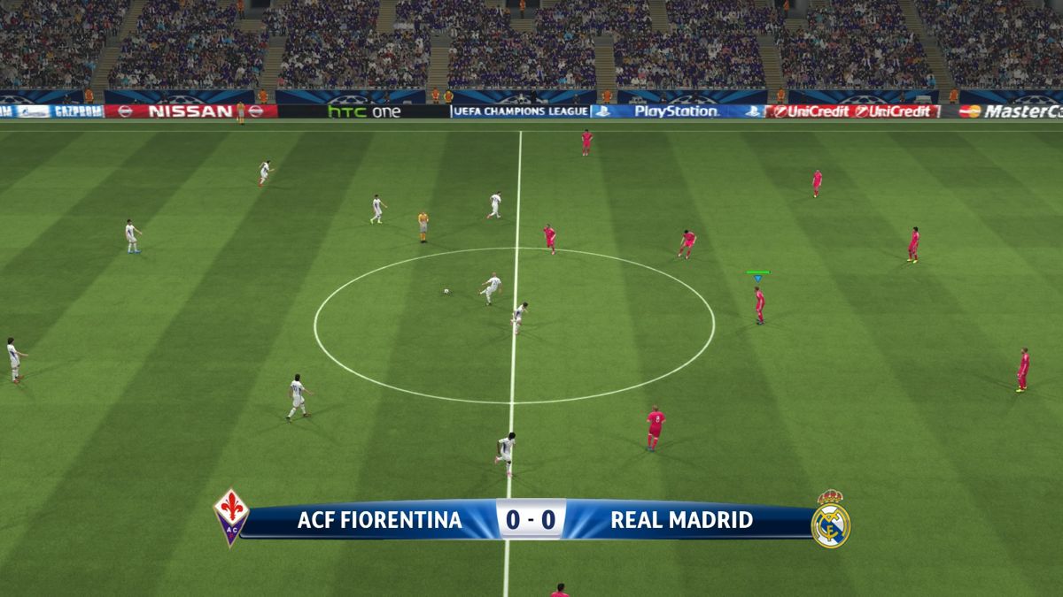 Pro Evolution Soccer 2015 for PlayStation 4 (PS4) at Gamers INC, featuring the award-winning FOX Engine for stunning realism, incredible player likenesses, and revamped "The Pitch is Ours" gameplay for unparalleled control and fluid soccer action on your PS4 console gameplay screenshot