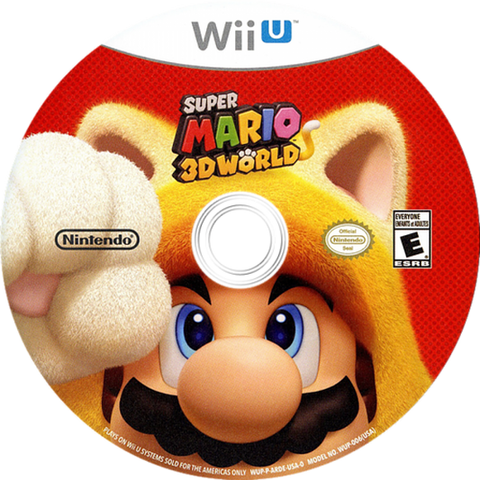Super Mario 3D World [Nintendo Selects] disc cover art for Nintendo Wii U (WiiU) video game