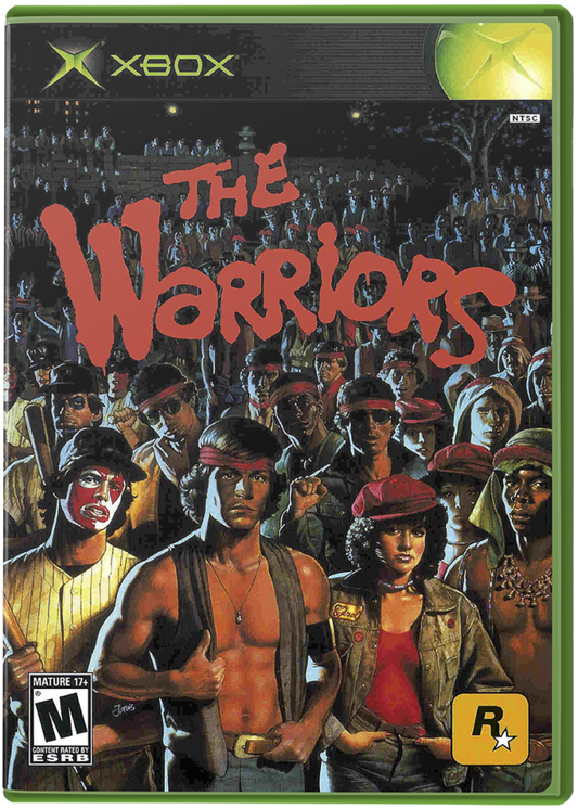The Warriors cover art for Xbox video game
