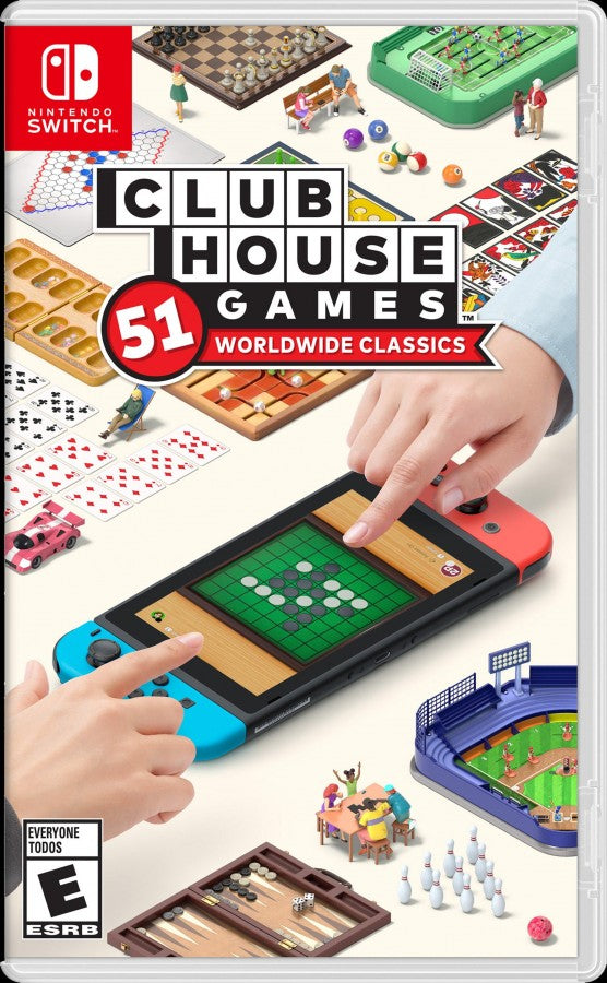 Clubhouse Games 51 Worldwide Classics cover art for Nintendo Switch party game