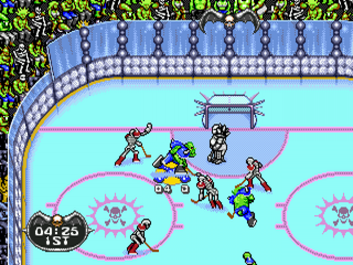 Mutant League Hockey gameplay for Sega Genesis (GEN) video game