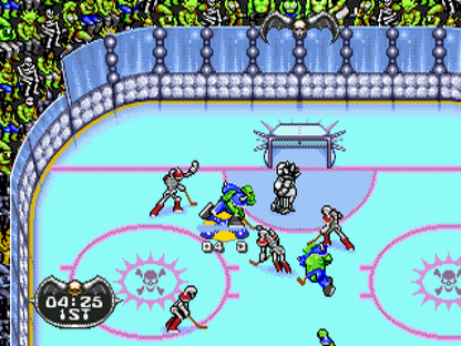Mutant League Hockey gameplay for Sega Genesis (GEN) video game
