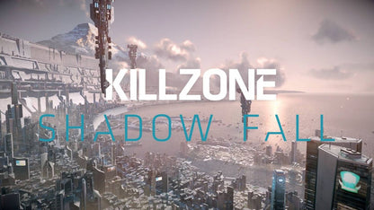 Killzone: Shadow Fall – PlayStation 4 (PS4) video game title screen, first-person shooter game.