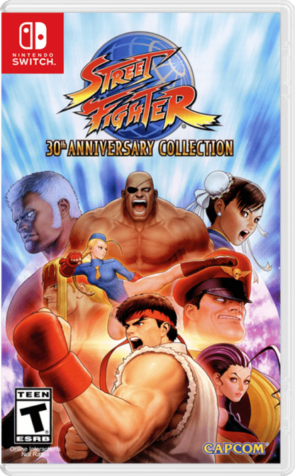 Street Fighter 30th Anniversary Collection cover art for Nintendo Switch (NS) video game