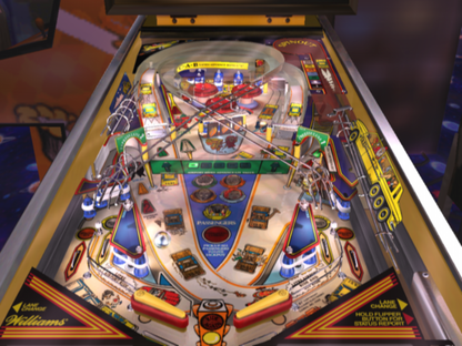 Pinball Hall of Fame: The Williams Collection – PlayStation 2 (PS2) video game gameplay, pinball simulation game.