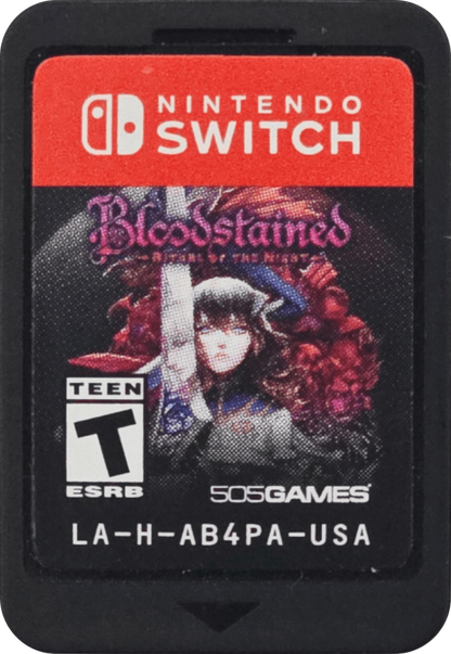 Bloodstained Ritual of the Night Nintendo Switch for action role playing video game fans featuring gothic side scrolling exploration metroidvania gameplay challenging boss battles weapon crafting character progression magical abilities dark fantasy adventure collectible gaming appeal game cartridge