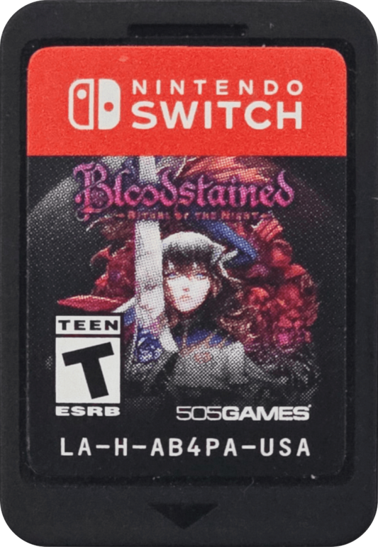 Bloodstained Ritual of the Night Nintendo Switch for action role playing video game fans featuring gothic side scrolling exploration metroidvania gameplay challenging boss battles weapon crafting character progression magical abilities dark fantasy adventure collectible gaming appeal game cartridge