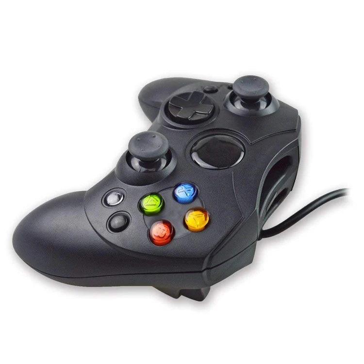 Warden Black Xbox Original wired controller by XYAB gaming accessory for classic Xbox consoles.