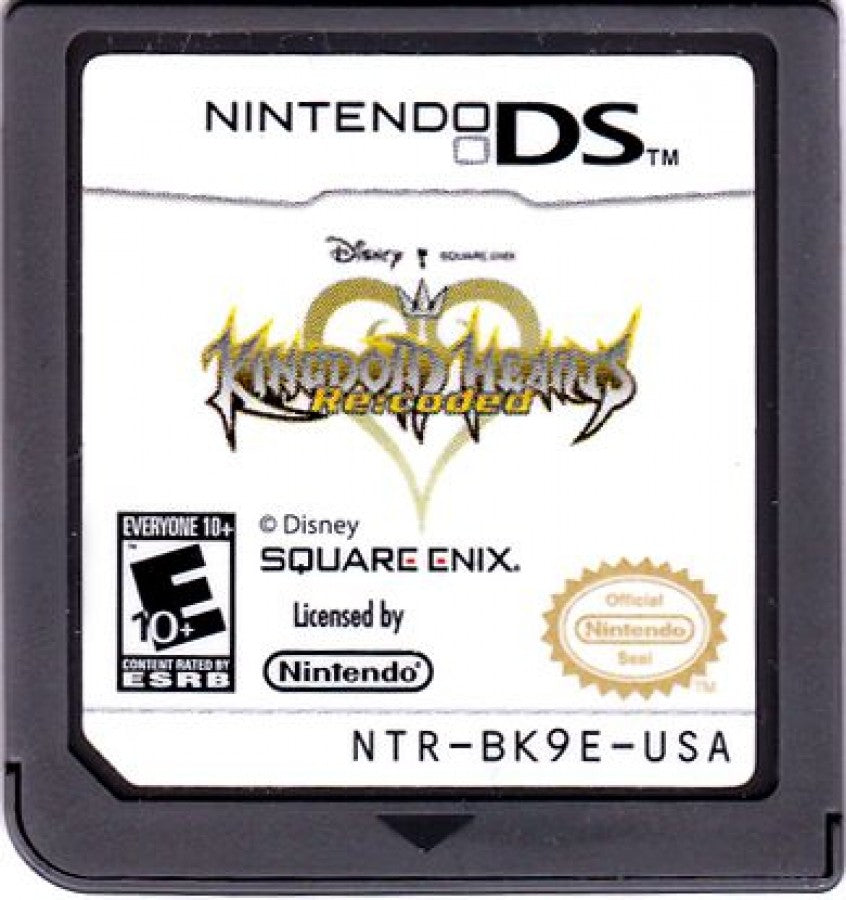 Kingdom Hearts: Re:coded cartridge for Nintendo DS (DS) action RPG fantasy adventure video game