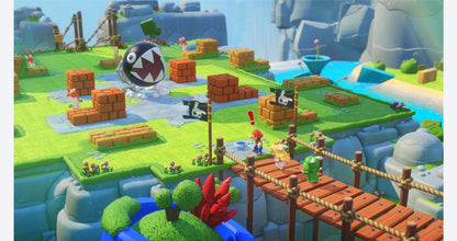 Mario and Rabbids Kingdom Battle gameplay image for Nintendo Switch (NS) video game