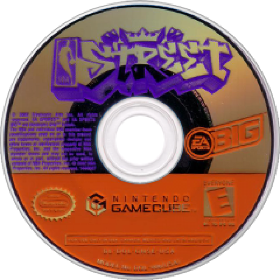 NBA Street disc art for Nintendo GameCube (GC) video game