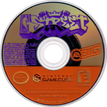NBA Street disc art for Nintendo GameCube (GC) video game