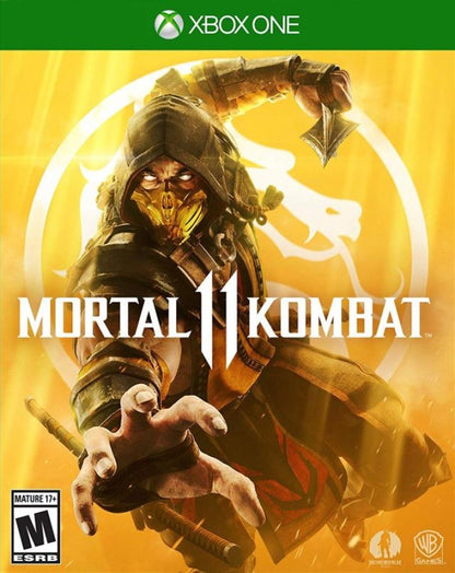 Mortal Kombat 11 cover art for Xbox One (XONE) fighting video game