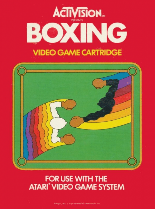 Boxing cover art for Atari 2600 (2600) video game