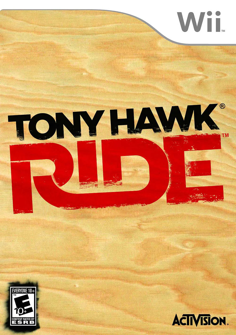 Tony Hawk: Ride cover art for Nintendo Wii (Wii) video game