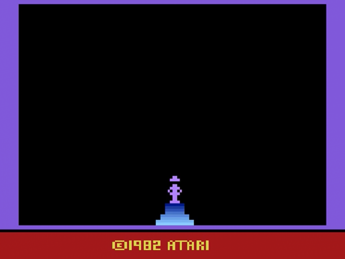 Raiders of the Lost Ark retro Atari 2600 video game featuring action adventure gameplay, treasure hunting exploration, movie based challenges and classic Atari entertainment - title screen