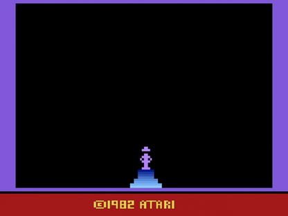 Raiders of the Lost Ark retro Atari 2600 video game featuring action adventure gameplay, treasure hunting exploration, movie based challenges and classic Atari entertainment - title screen