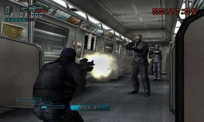 WinBack 2: Project Poseidon – PlayStation 2 (PS2) video game gameplay, tactical shooter.