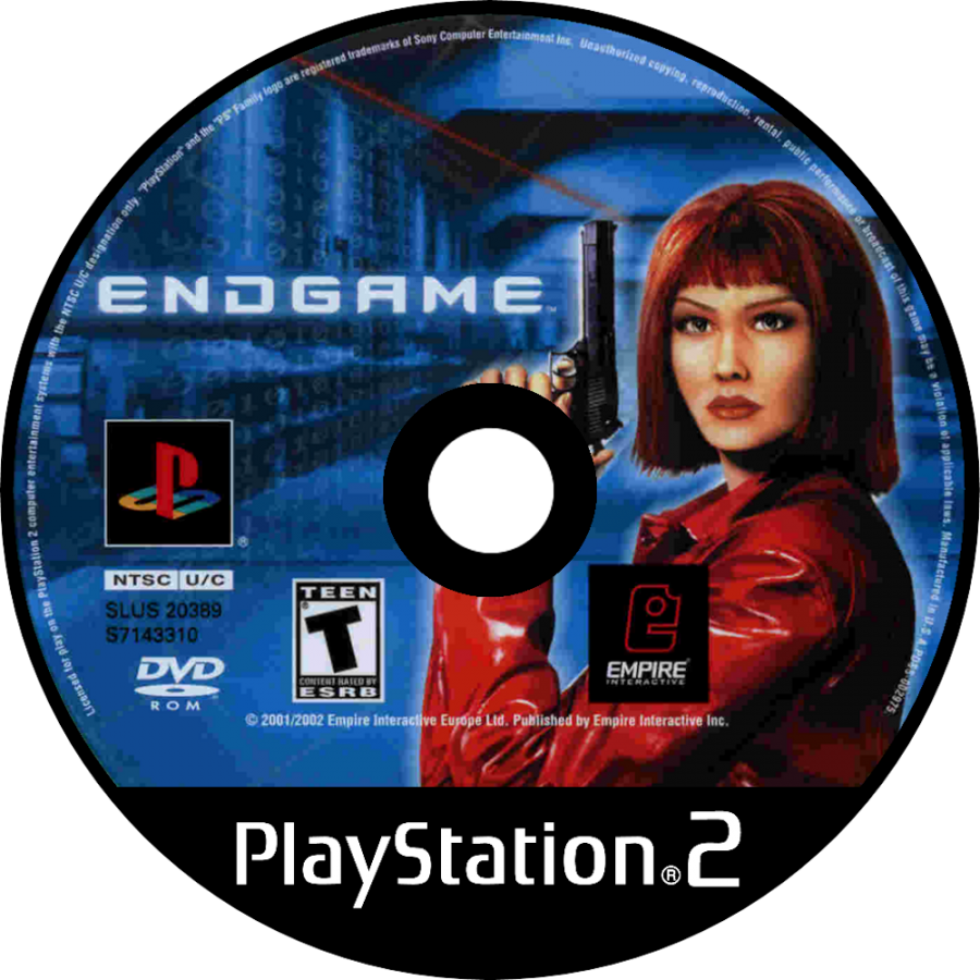 Endgame disc for PlayStation 2 (PS2) tactical action-adventure video game