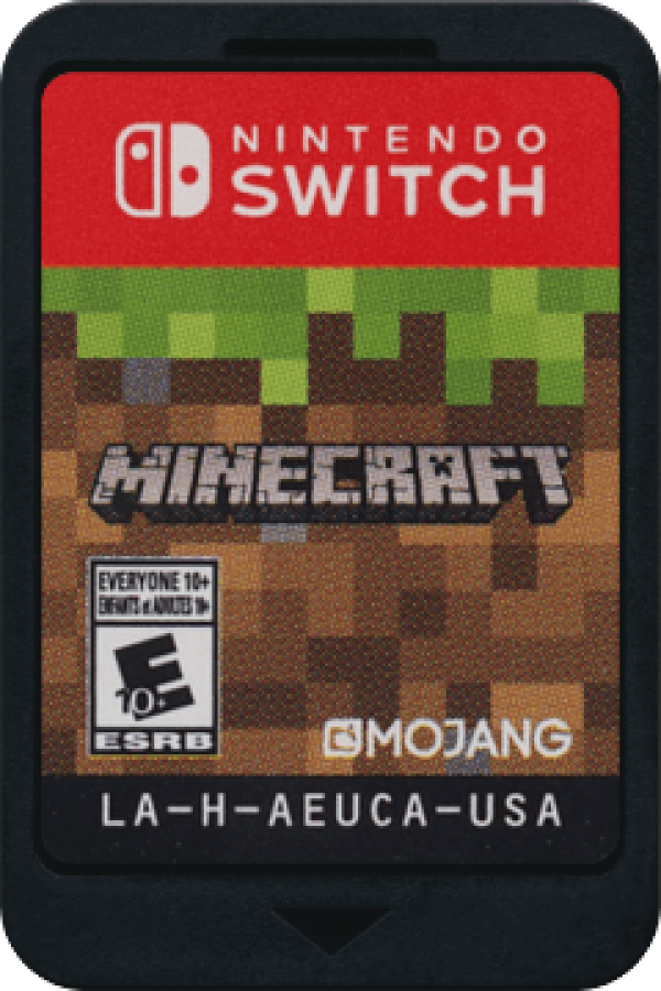 Minecraft cartridge for Nintendo Switch NS video game