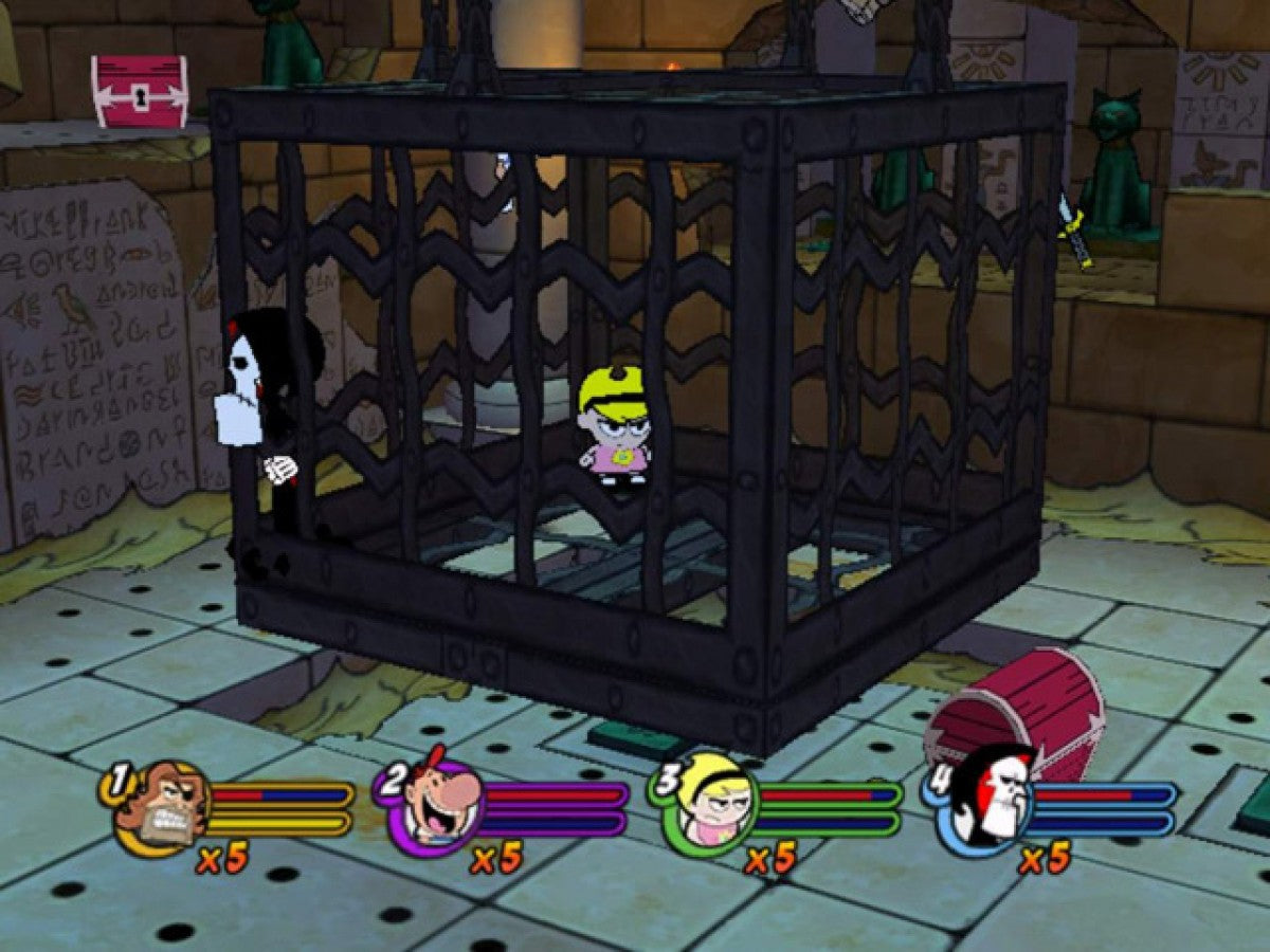 The Grim Adventures of Billy & Mandy gameplay for GameCube (GC) game featuring cartoon-inspired action platformer gameplay based on the classic Cartoon Network series 