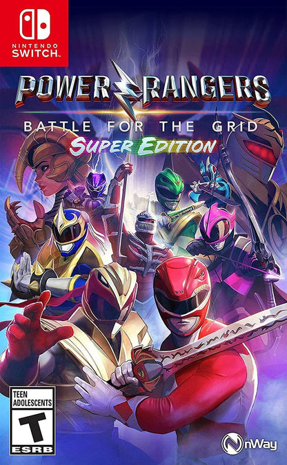 Power Rangers: Battle for the Grid [Super Edition]– Nintendo Switch (NS) cover art for video game