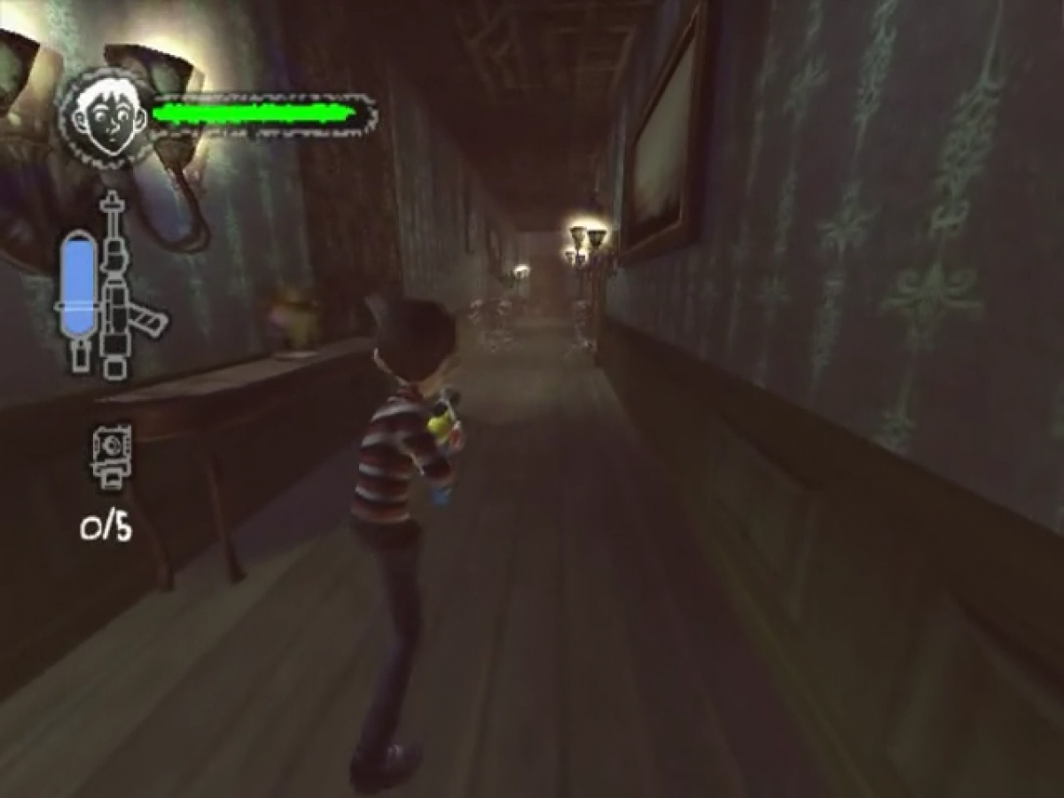 Monster House gameplay for GameCube game featuring spooky action adventure gameplay based on the animated film 