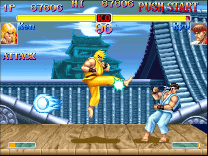 Capcom Classics Collection for PlayStation 2 with a compilation of retro arcade action titles gameplay