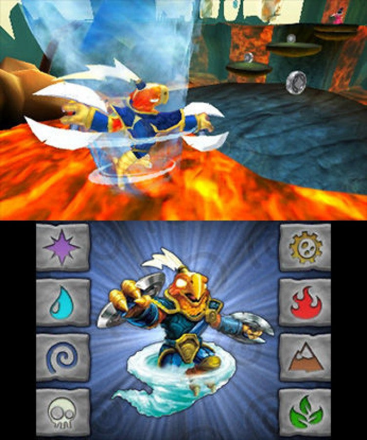 Skylanders: Swap Force gameplay for Nintendo 3DS (3DS) action adventure video game