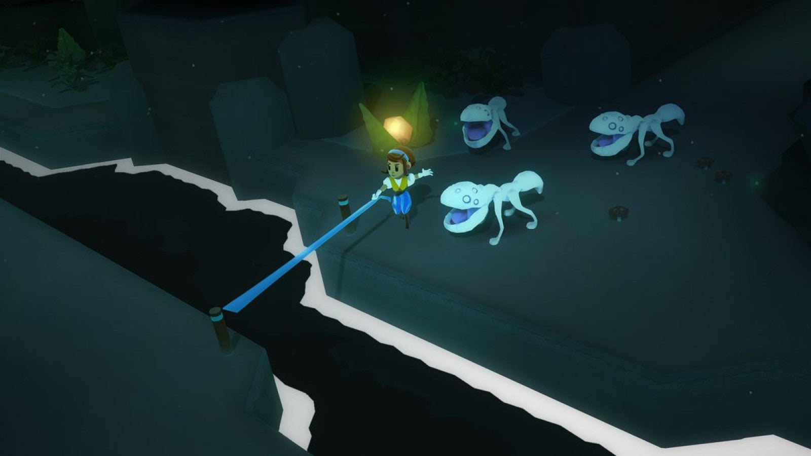 World to the West – PlayStation 4 (PS4) video game gameplay, action-adventure puzzle game.