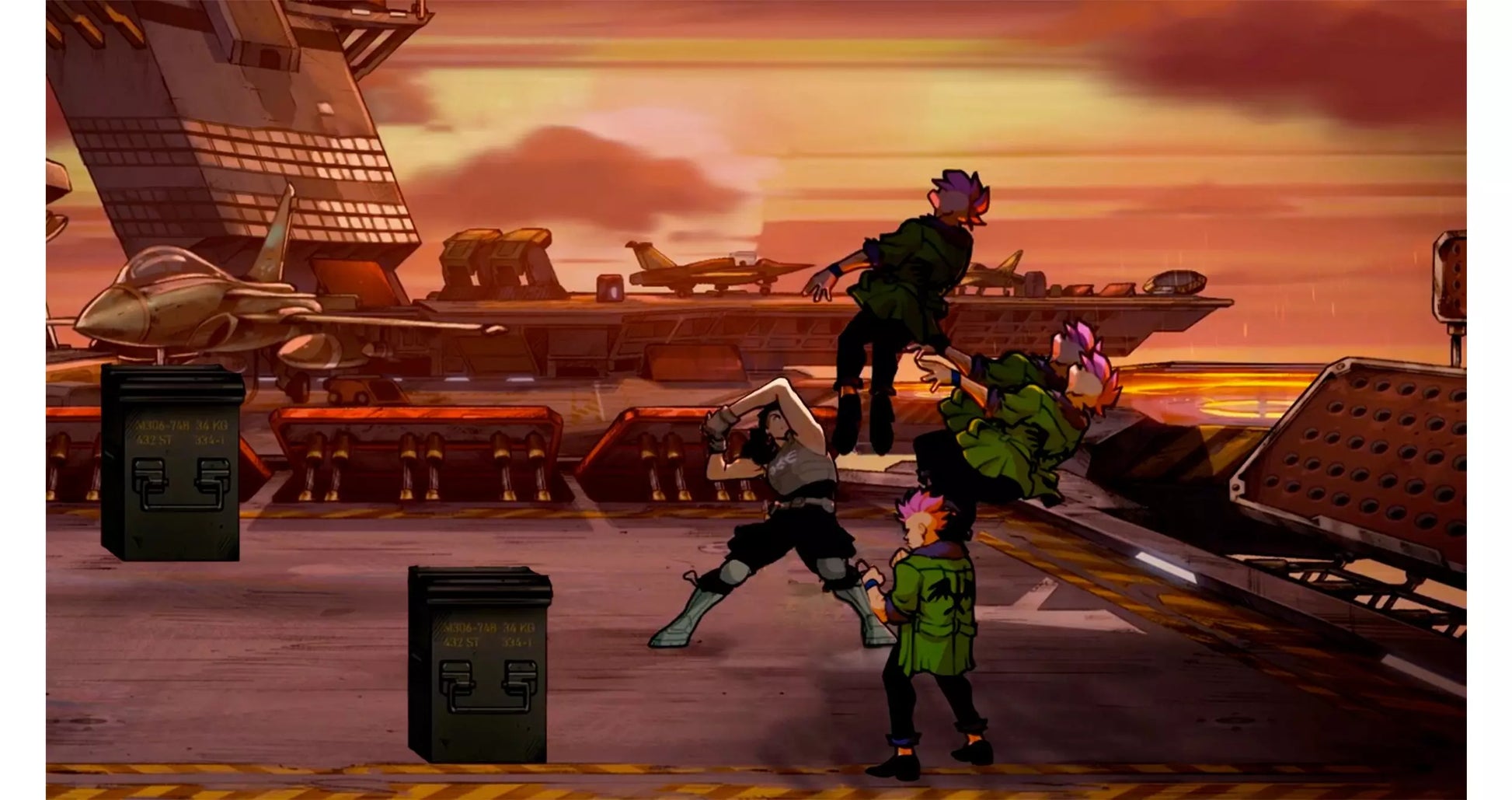 Streets of Rage 4 gameplay image for Nintendo Switch NS fighting video game  