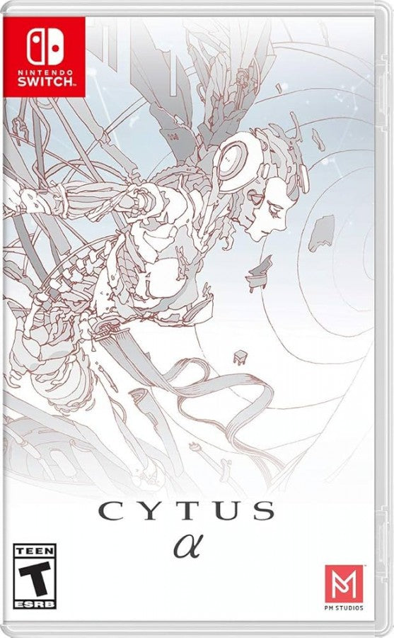 Cytus Alpha for Nintendo Switch with rhythm-music gameplay and stylized futuristic artwork cover art