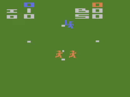 Home Run gameplay art for Atari 2600 (2600) video game