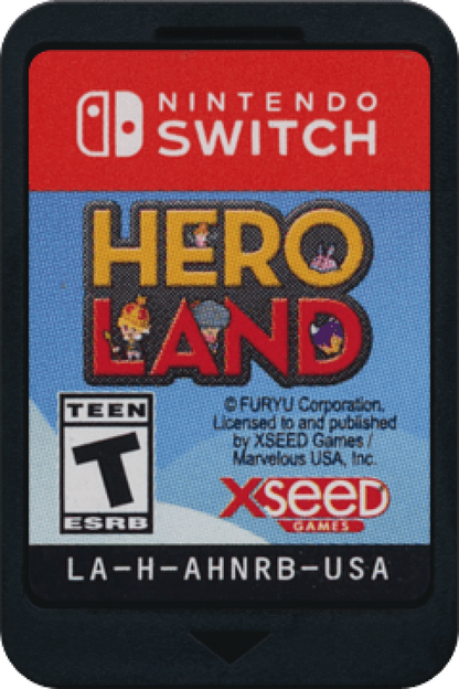 Heroland cartridge for Nintendo Switch NS video game