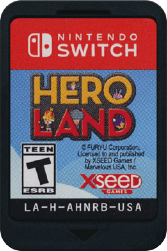 Heroland cartridge for Nintendo Switch NS video game