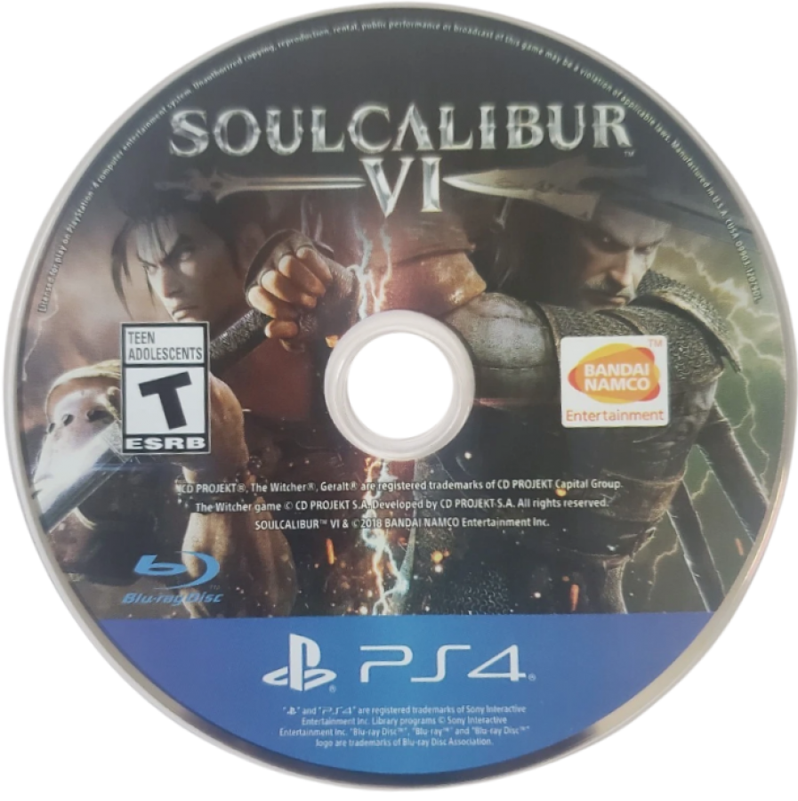 Soul Calibur VI – PlayStation 4 (PS4) video game disc, fighting game