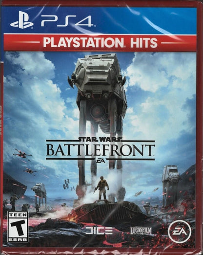 Star Wars Battlefront [Playstation Hits] cover art for PlayStation 4 (PS4) video game. 
