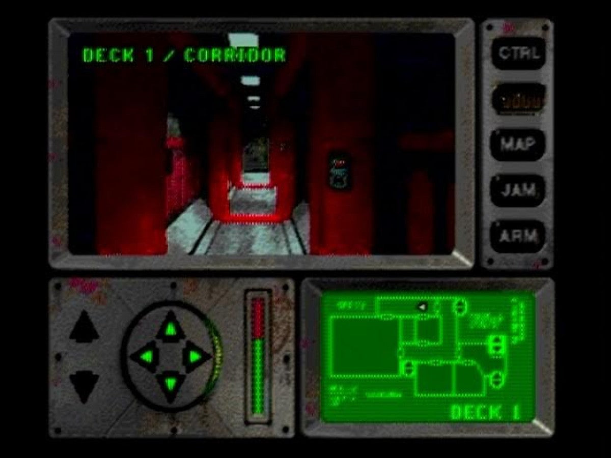 Iron Helix Sega CD Sega CD FMV interactive sci fi adventure game space horror puzzle exploration retro video game gameplay