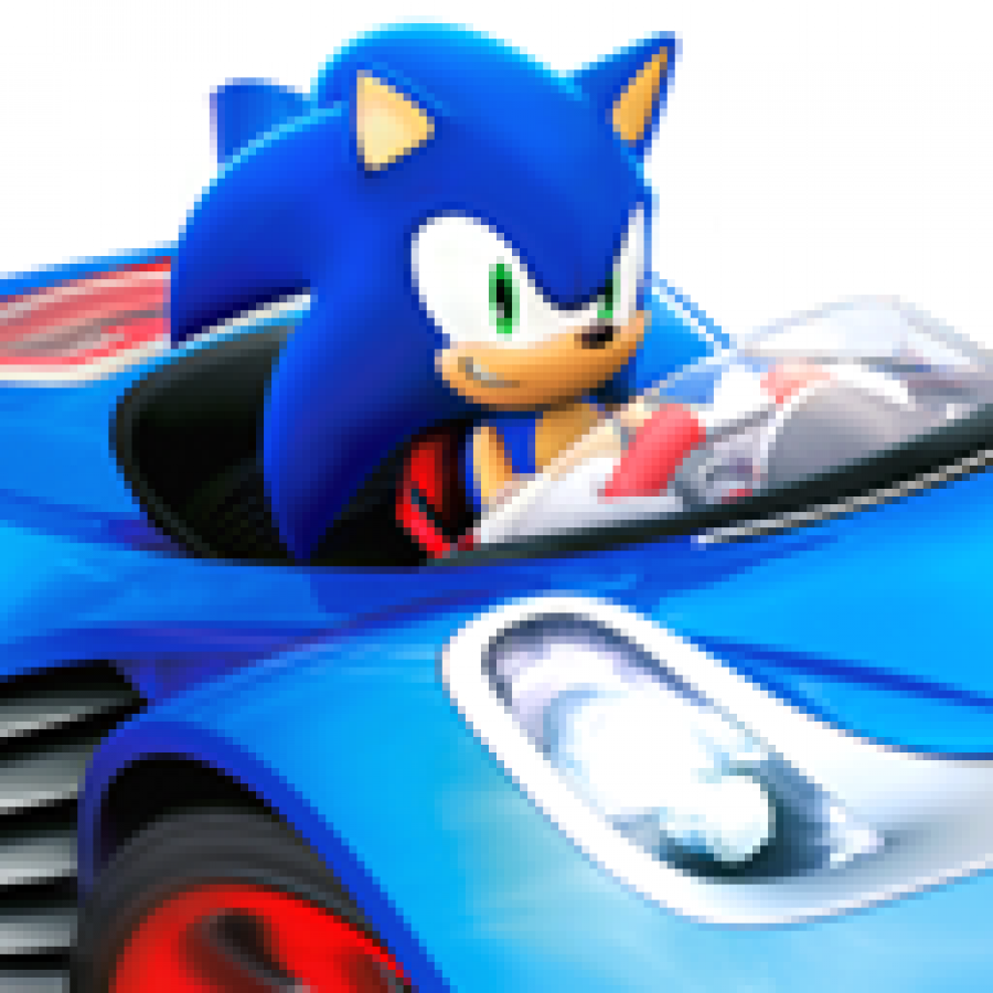 Sonic & All-Stars Racing Transformed app icon art for Nintendo Wii U (WiiU) video game