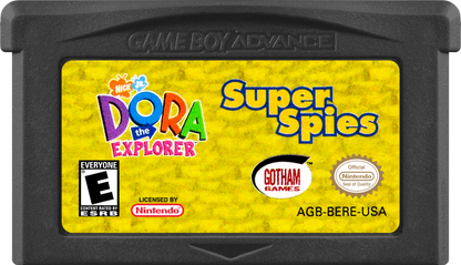 Game Boy Advance Dora the Explorer Super Spies adventure game game catridge