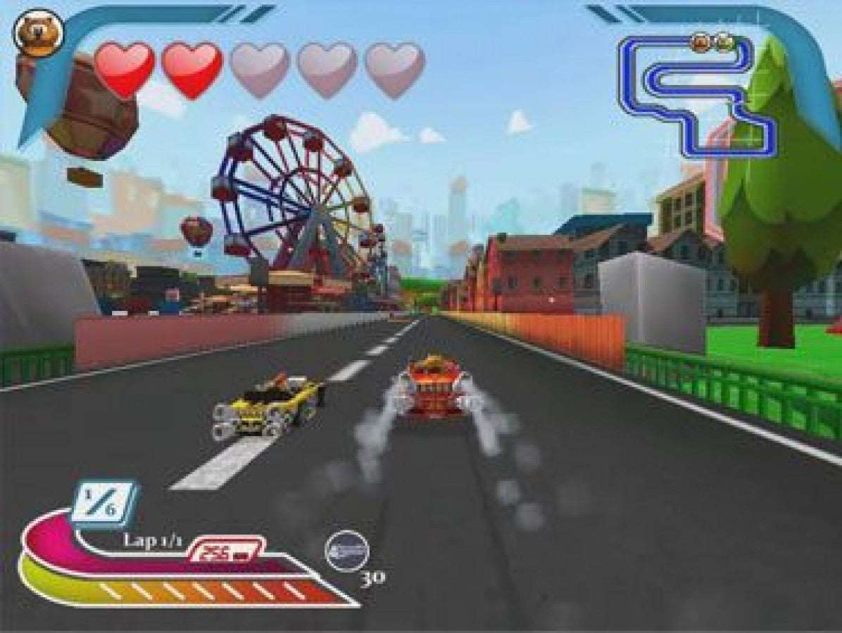 Heathcliff: The Fast and The Furriest – Nintendo Wii (Wii) kart racing action gameplay for video game